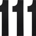 Factory Effex 6" Standard Numbers #1 Black 3-Pack