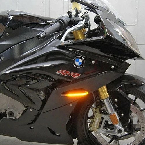 New Rage Cycles LED Front Turn Signals Amber #S1K20-FB BMW S 1000 RR 2020-2023