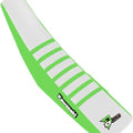 Dcor Ribbed Seat Cover Green/White/Green for Kawasaki KX450 4-Stroke/KX250
