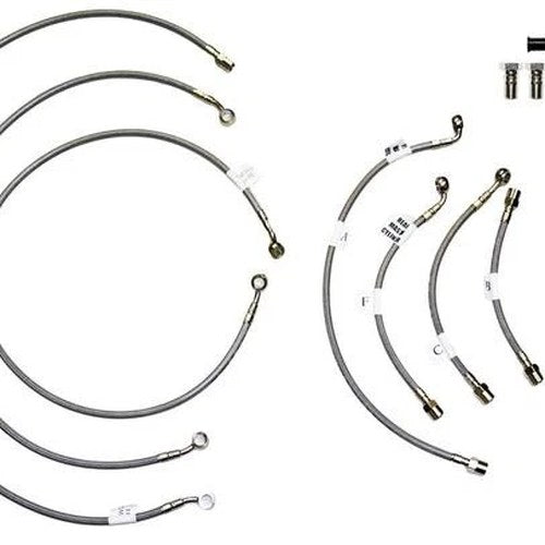 GBrakes Complete Brake Line Kit Front/Rear for Honda Crf 1000 2016-2017
