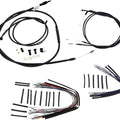Burly Handlebar Cable/Line Kit for 16" Ape Hangers Black Harley Davidson Softail