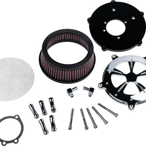 HardDrive Commodore Air Cleaner Kit Chrome