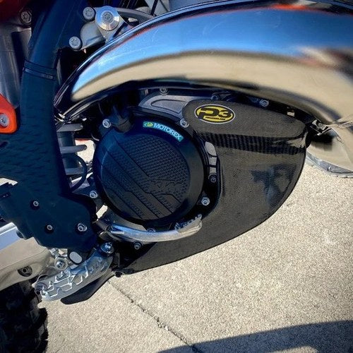 P3 Carbon Fiber Skid Plate With Link Guard #301085 KTM/Gas/Husqvarna