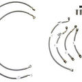 GBrakes 6-Line Brake Line Kit Front/Rear for Yamaha VMX1700 Vmax 2009-2018