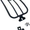 Motherwell Solo Luggage Rack 7" Gloss Black Harley Davidson Flsl Softail Slim