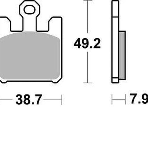 Braking CM55 Brake Pads #893CM55 fits Kawasaki/Suzuki