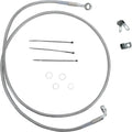 DS Braided Brake Line Kit Front +8" Harley Davidson Softail #143716