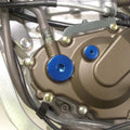 Works Connection Engine Plugs Aluminum Blue for Kawasaki KX450F/KX250F/KLX450R
