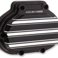 Arlen Ness 10-Gauge Transmission Side Cover Black #03-813 Harley Davidson