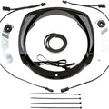 Ciro Fang LED Headlight Bezel with Turn Signals Black 45206 Harley