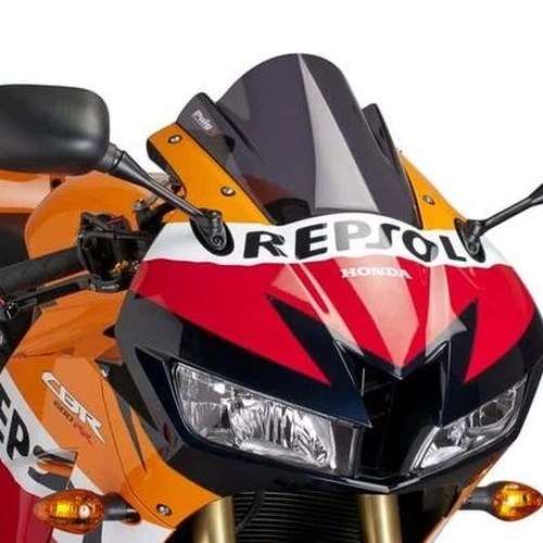 Puig 3mm Z Racing Windscreen Dark Smoke #6478F fits Honda Cbr 600 2013-2024