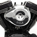 S&S Stealth Air Cleaner Kit w/Teardrop Cover Chrome #170-0528 Harley Davidson