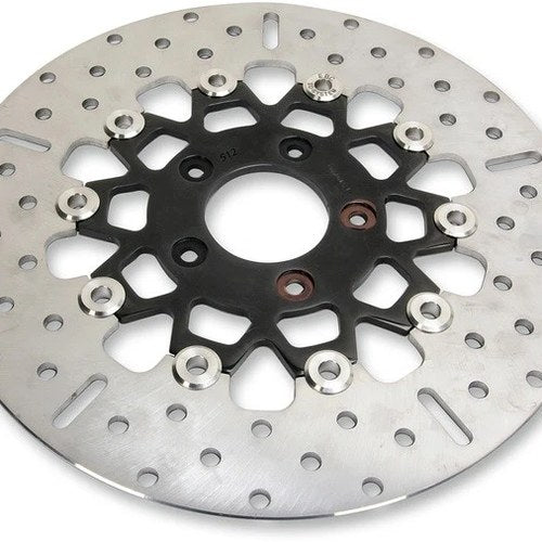 Ebc 10-Button Floating Round Wide Band Brake Rotor Black #FSD023BLK