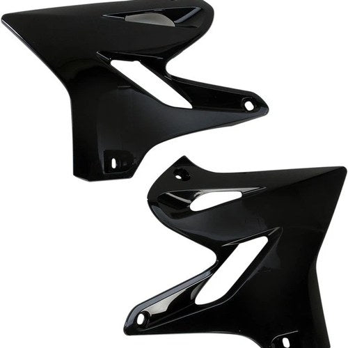 Acerbis Radiator Shrouds Black #2402980001 for Yamaha YZ125/YZ250 2-Stroke