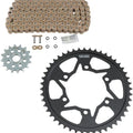 Vortex V3 Wss Chain/Sprocket Kit with Steel Rear Gold 16/48T 530SX3-116 CKG6128