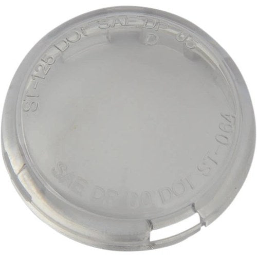 DS Deuce-Style Turn Signal Lens Clear Harley Davidson #139354