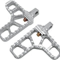 Joker Machine Heel Footpegs Serrated Clear #08-62-1 Harley Davidson