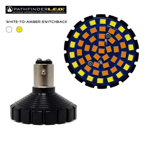 Pathfinder LED Bullet-Style Turn Signal Insert Each 1157 White/Amber