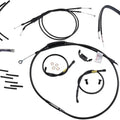 Burly Handlebar Cable/Line Kit for 12" Jail Bar w/ABS Black #B30-1212