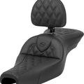 Saddlemen RoadSofa LS Seat With Backrest #284771 Harley Davidson Sportster