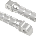 Emgo Passenger Footpegs Rear Silver #50-11251 Kawasaki