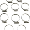 Parts Unlimited Embossed Hose Clamps 25mm to 40mm