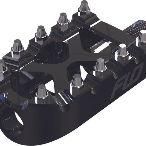 Flo Moto Style Shifter/Brake Peg Black #FPEG-802BLK Harley Davidson