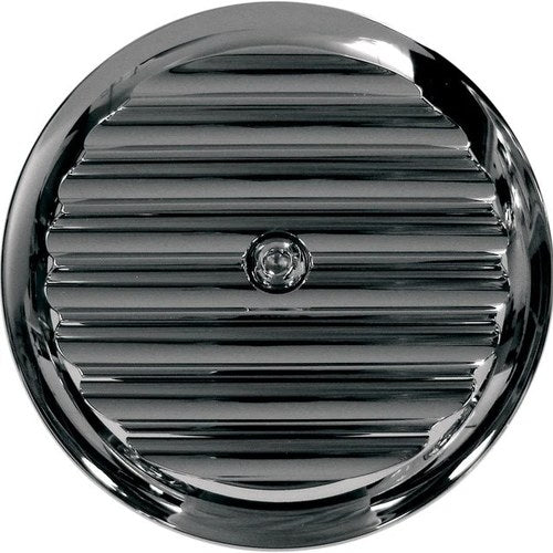 Joker Machine Air Cleaner Insert Finned Chrome #02-21FN Harley Davidson