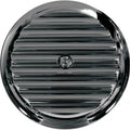 Joker Machine Air Cleaner Insert Finned Chrome #02-21FN Harley Davidson
