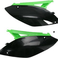 Acerbis Side Panels Black/Green #2141730215 Kawasaki KX250F/KX450F