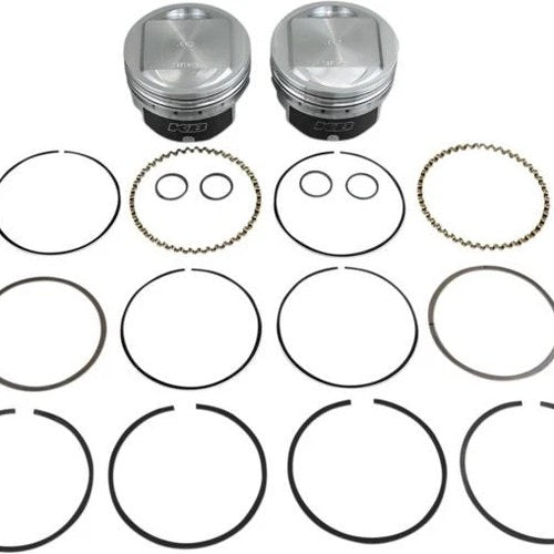 KB Hypereutectic Cast Pistons 95ci +.005 for Harley Davidson Twin Cam