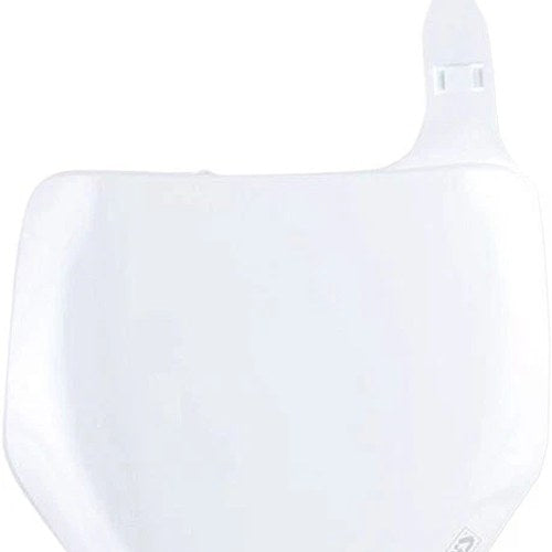 Acerbis Front Number Plate White #2042310002 for Kawasaki/Suzuki