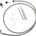 DS Braided Brake Line Kit Front +2" Harley Davidson Softail FXST/FXSTI 1999-2007