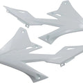 UFO Radiator Shrouds White #SU04941041 for Suzuki RM-Z450/RM-Z250
