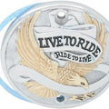 DS Live to Ride Points Cover Gold Harley Davidson Sportster #142384