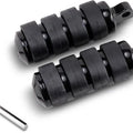 DS Soft-Ride Small Diameter Footpegs Black
