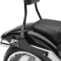 Cobra Detachable Round Passenger Backrest Black #602-2007B Harley Davidson