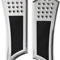Accutronix Drilled Instigator Driver Floorboards Chrome #FBF01-DIC