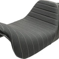 SlyFox Highnoon Slipstop Seat Grey Stitch #4710B-SlyFox Harley Davidson