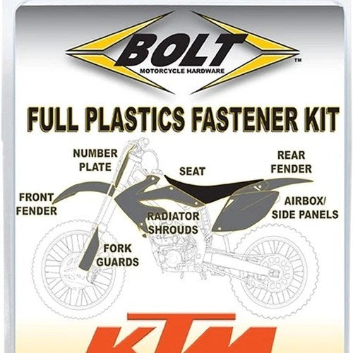 Bolt Full Plastics Fastener Kit #KTM-9397101 KTM
