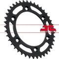 JT Steel Rear Sprocket 520 41T Black #JTR897.41 KTM/Husqvarna/Husaberg