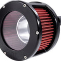 Feuling BA Race Series Air Cleaner Black With Clear Cover/Red Filter #5424