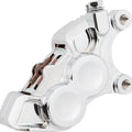 Arlen Ness Tech 4 Piston Front Right Brake Caliper Chrome 11.8" #02-222