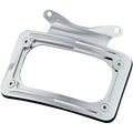 Kuryakyn Curved License Plate Frame Chrome #3157 Harley Davidson