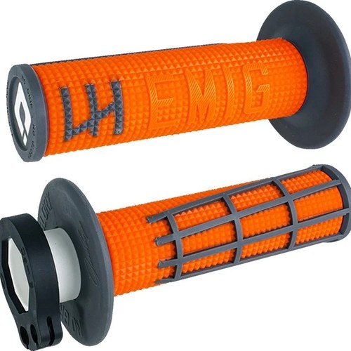 Odi Emig 2.0 Diamond Lock-On Grips 7/8" Orange/Graphite
