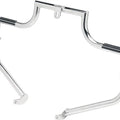 Lindby Twinbar Highway Bar With Integrated Pegs 1.25" Chrome #1201