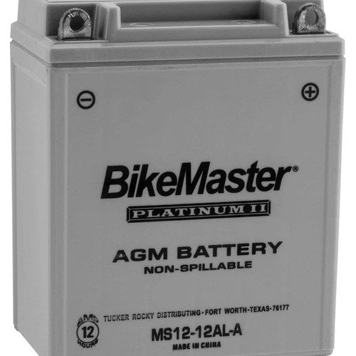 BikeMaster Agm Platinum II Battery fits Kawasaki Vulcan 500 EN500C Ltd 1996-2009
