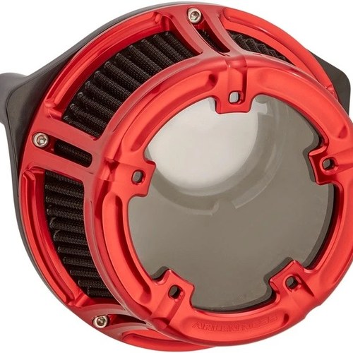 Arlen Ness Method Air Cleaner Red #18-172 Harley Davidson