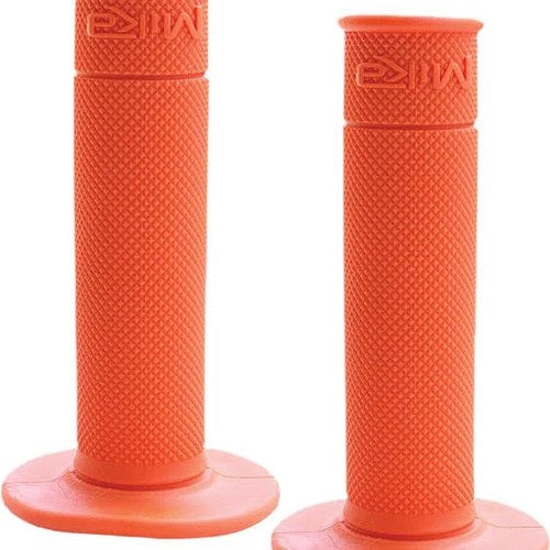 Mika Metals 50/50 MX Waffle Grips Orange