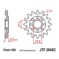 JT Self Cleaning Front Sprocket 520 13T JTF284.13SC Honda CR250R/CRF450R/CRF450X